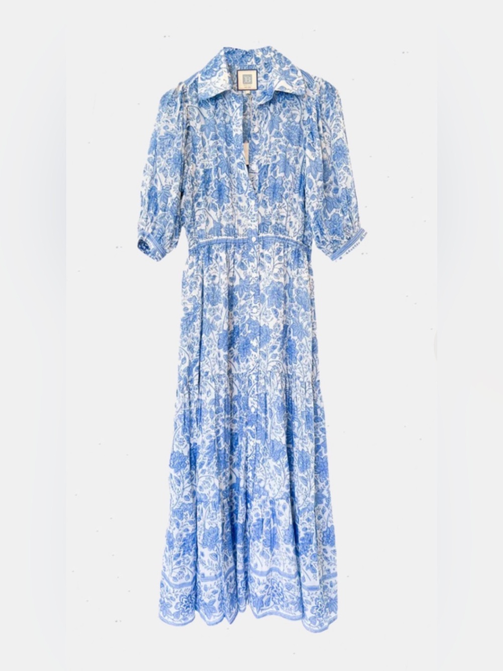 Bell blue floral maxi